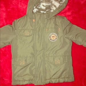 Green baby Coat